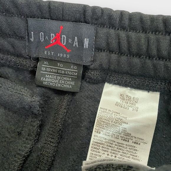 Nike Jordan Paris Saint-Germain Black White Jogger Sweatpants Boys size XL New - Picture 10 of 12